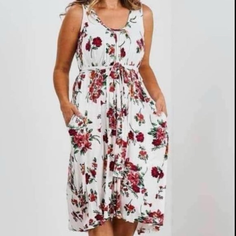 Latched Mama pleated dress (xs-xxl)